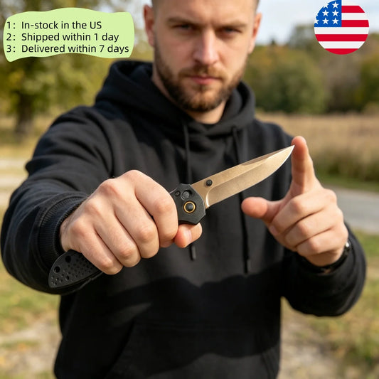 HX Outdoors 9Cr18MoV Blade Folding Pocket Knife With Axis Lock