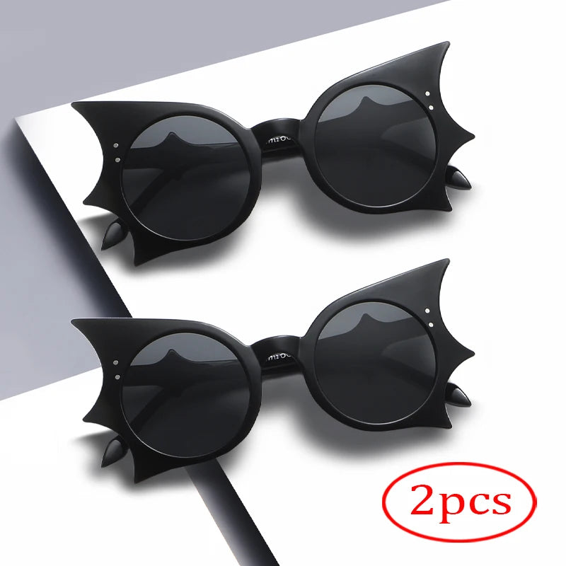 NRK Bat Shape UV400 Sunglasses Polycarbonate Lenses Fashion Eyewear