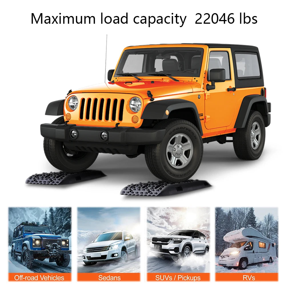 Shunmaii Car Traction Boards Emergency Anti Skid Mud Snow Mats