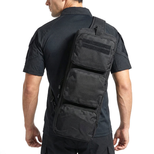 Nylon Fishing Tackle Storage Sling Bag For Outdoor Adventures