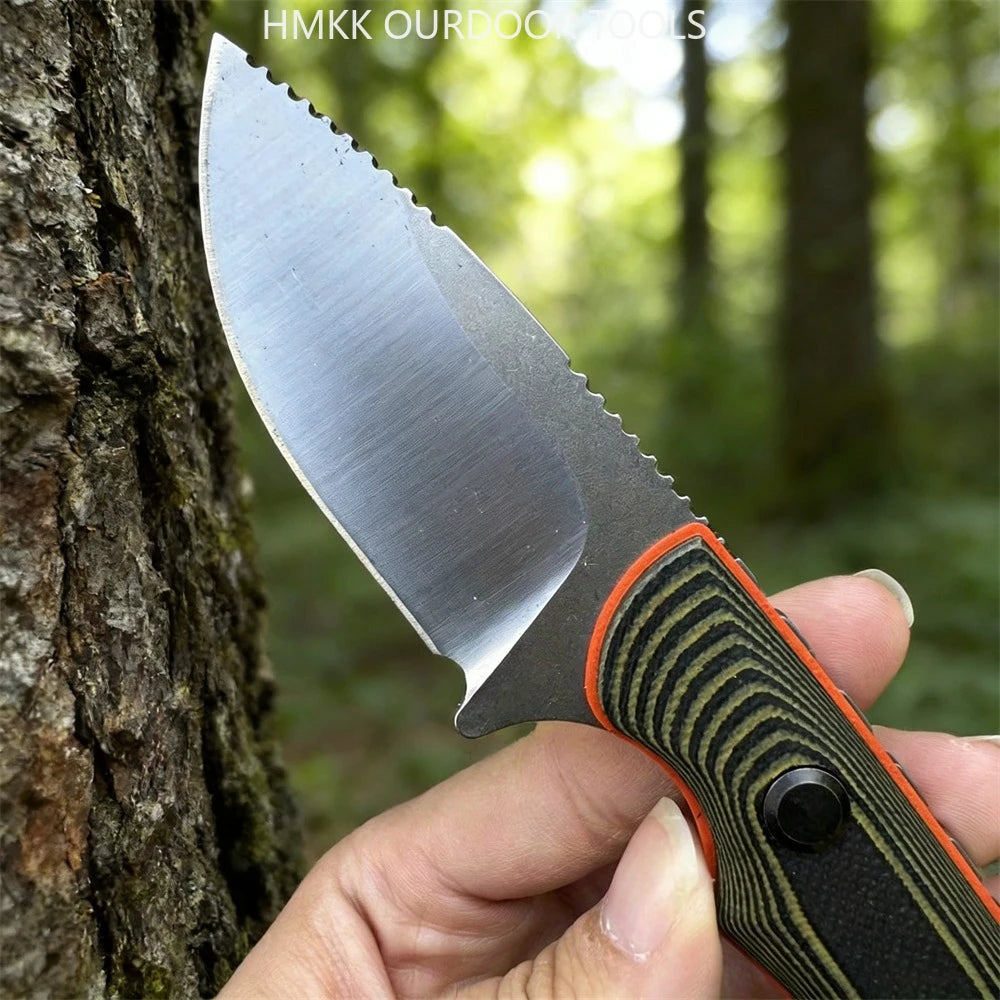 BM 8Cr13Mov Outdoor Fixed Blade Knife With G10 Handle