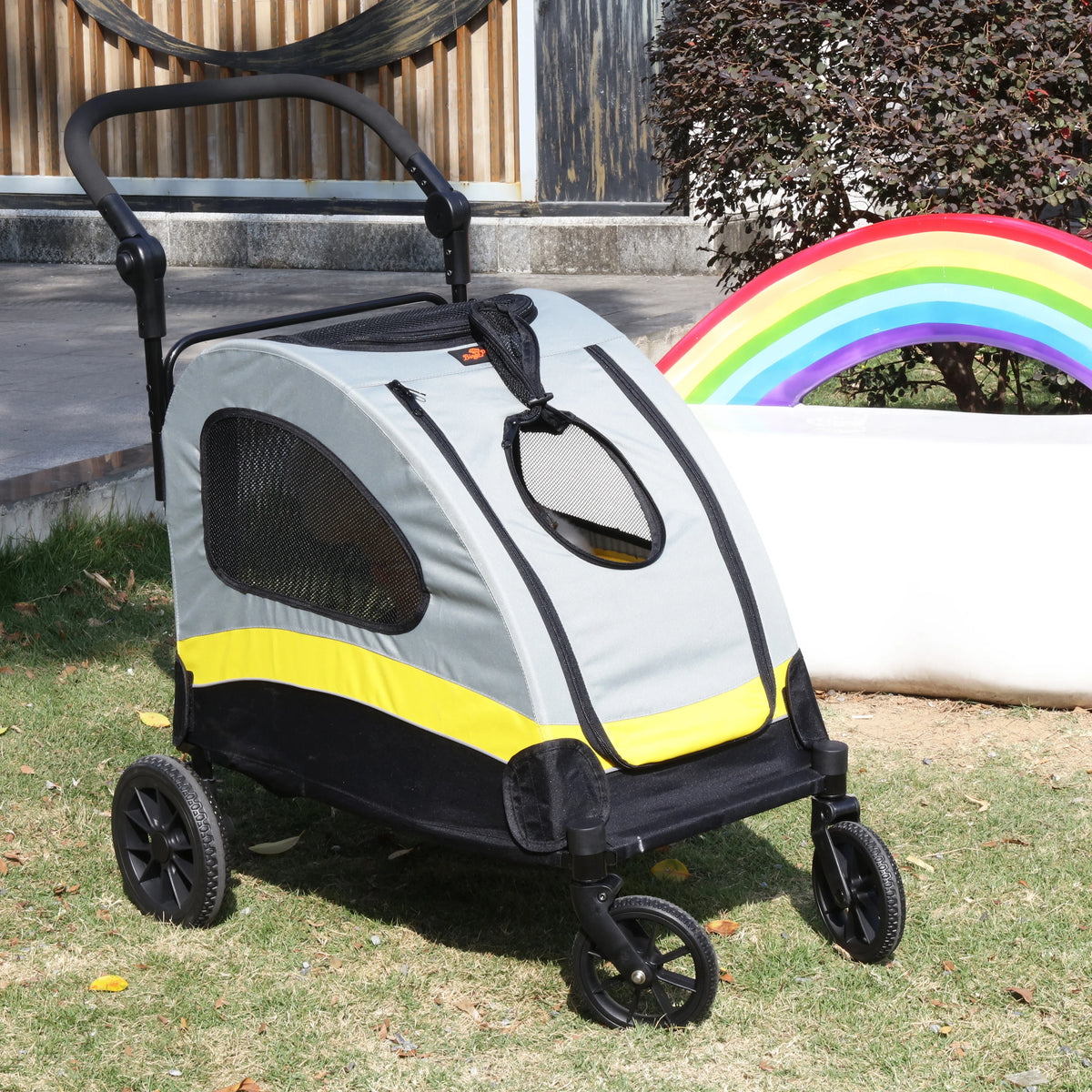 Folding Portable Pet Stroller Wagon Carrier For Dogs And Cats