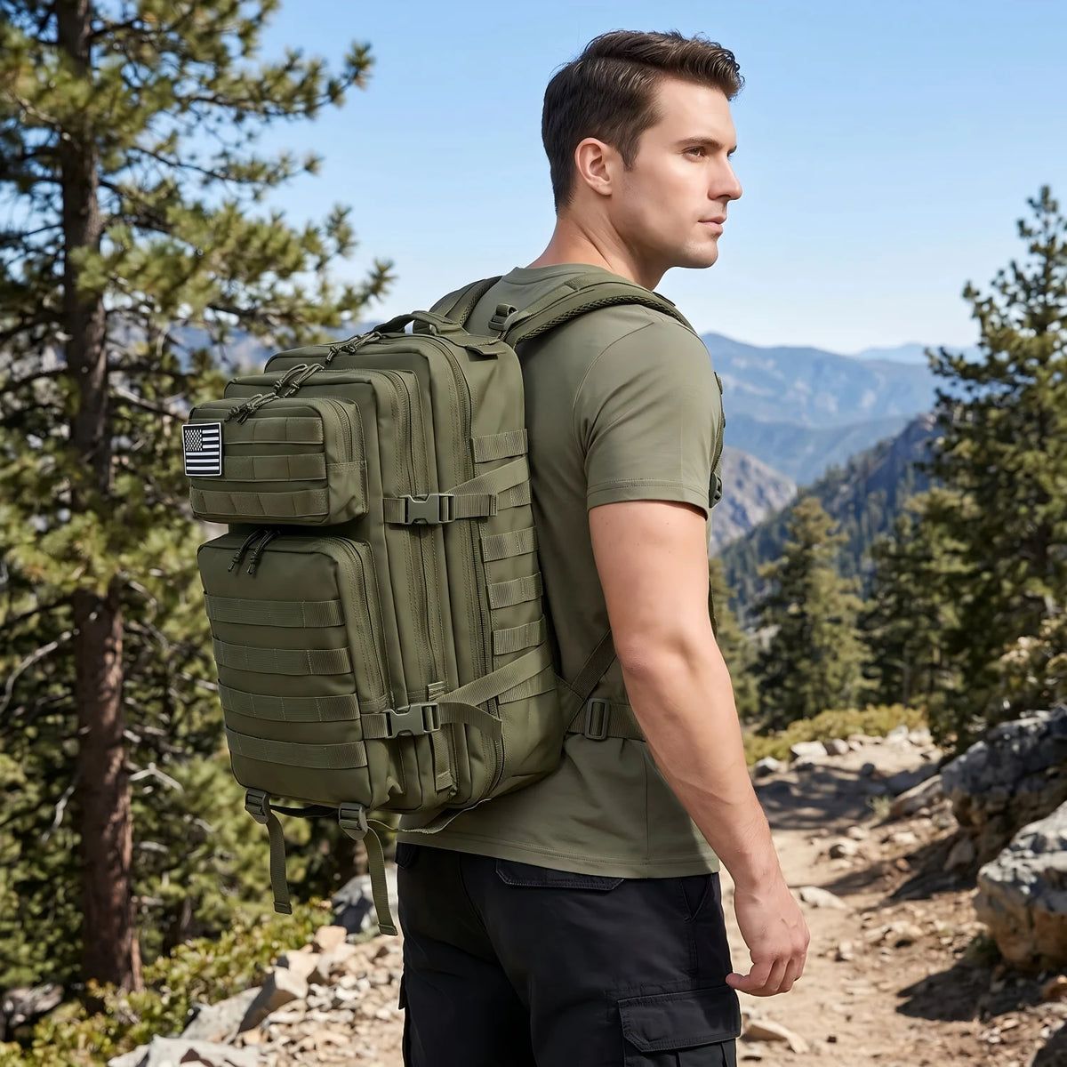 ReFire Gear Tactical Hunting Backpack Featuring Molle Storage And Durability