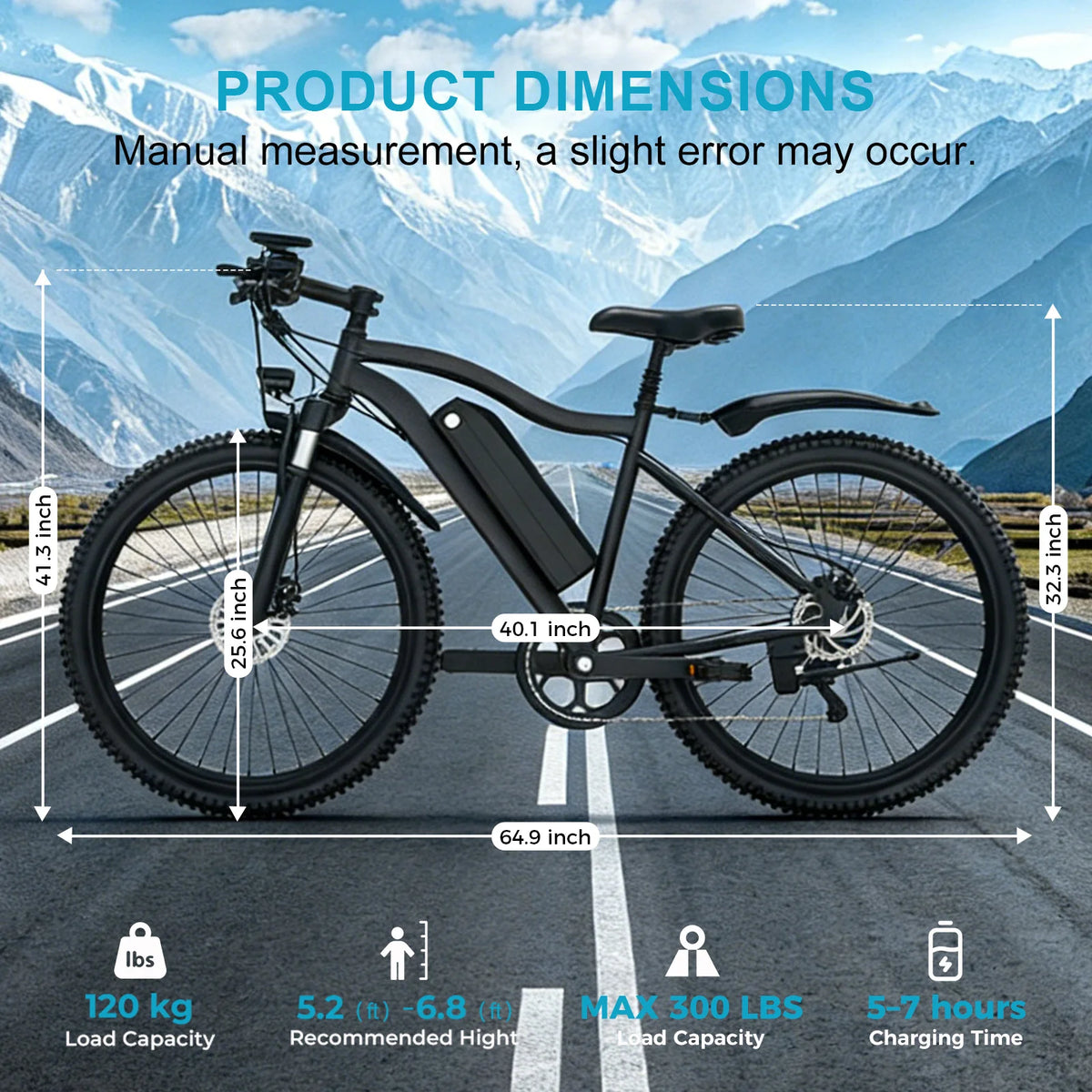 Toofly Mountain Electric Bicycle With Removable Battery For Adults
