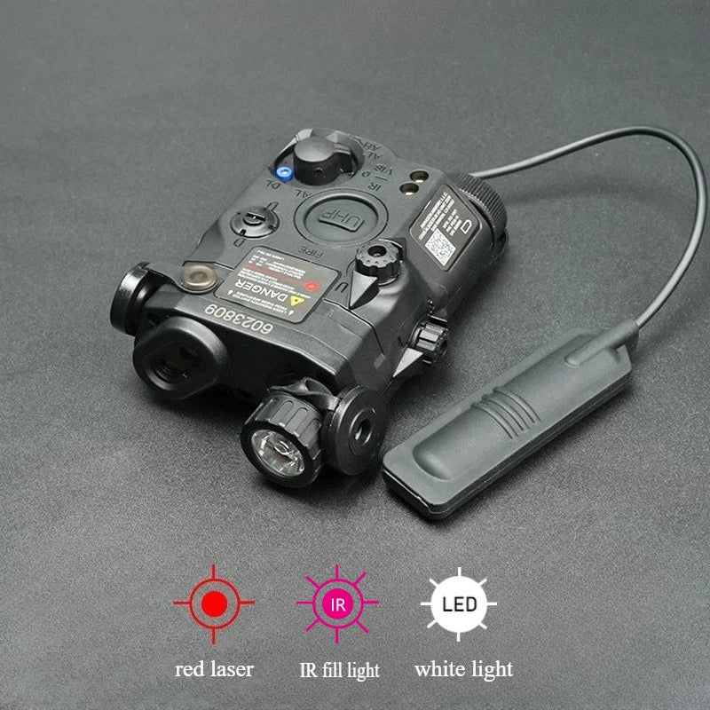 Tactical PEQ15 Dual Laser and Infrared Illuminator for Rifles