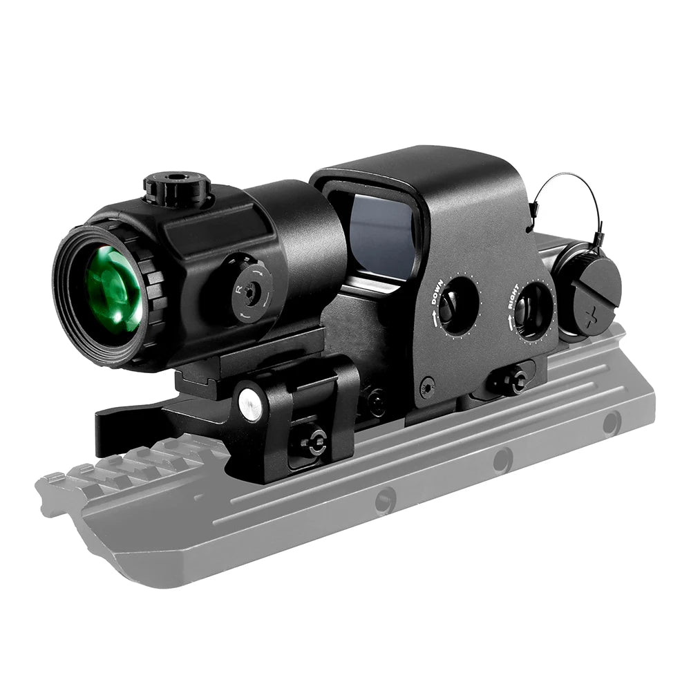 Nabila Holographic Red Dot Sight With 3x Magnifier Combo