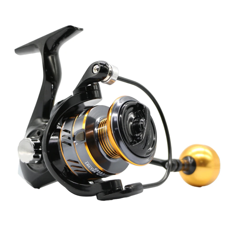Rooblinos Spinning Fishing Reel Featuring Durable Metal Spool And Drag