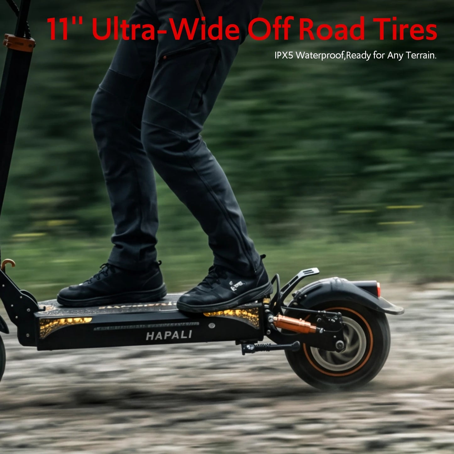 Osboo 1200W Off Road Folding Electric Scooter With Dual Suspension