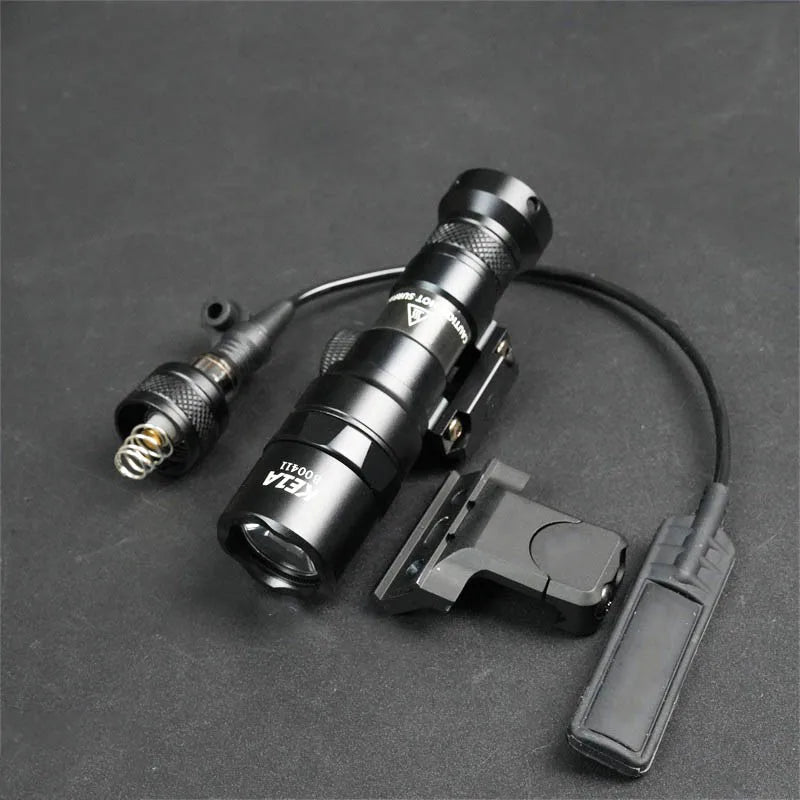 Tactical M300 M600 Rail Mount LED Flashlight for Airsoft Hunting