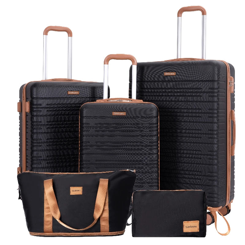 Travelhouse ABS Luggage Set With Spinner Wheels And TSA Lock