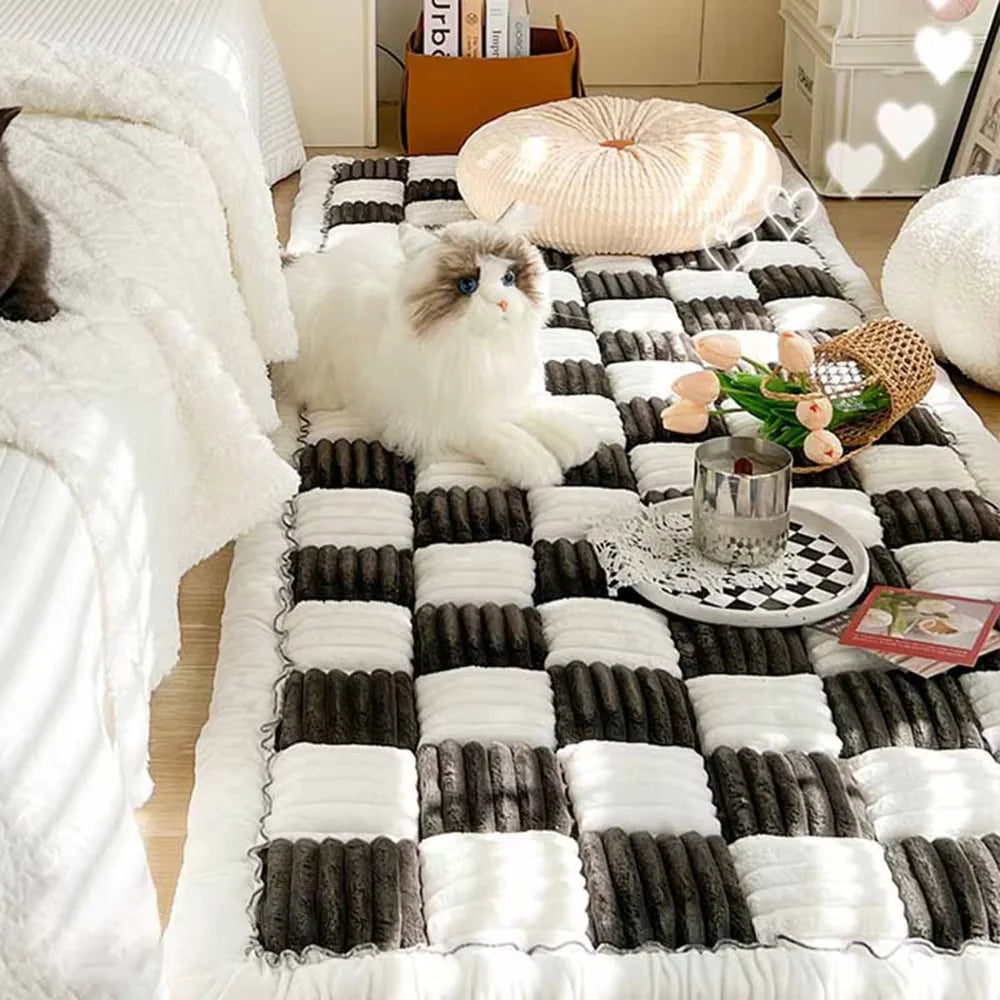CWV Waterproof Coral Fleece Pet Seat Mat And Sofa Protector
