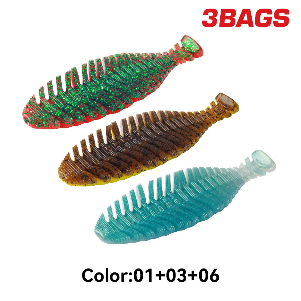 Kingdom Scented Soft T Tail Vibe Swimbait Fishing Lure