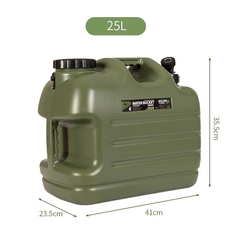 Foldable Portable Water Storage Tank With Spigot For Camping Hiking