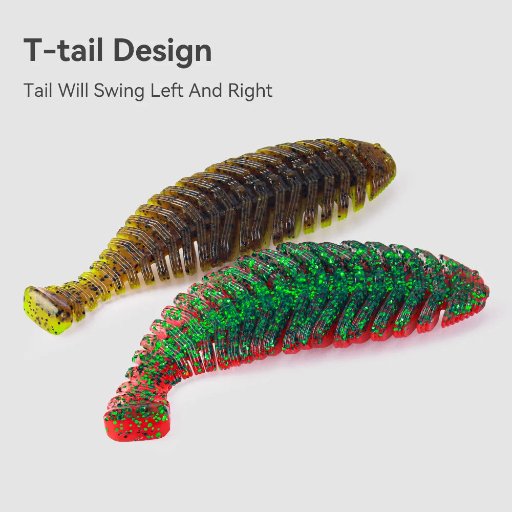 Kingdom Scented Soft T Tail Vibe Swimbait Fishing Lure