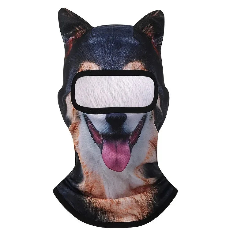 3D Cat Face Balaclava Full Coverage Motorcycling Ski Mask