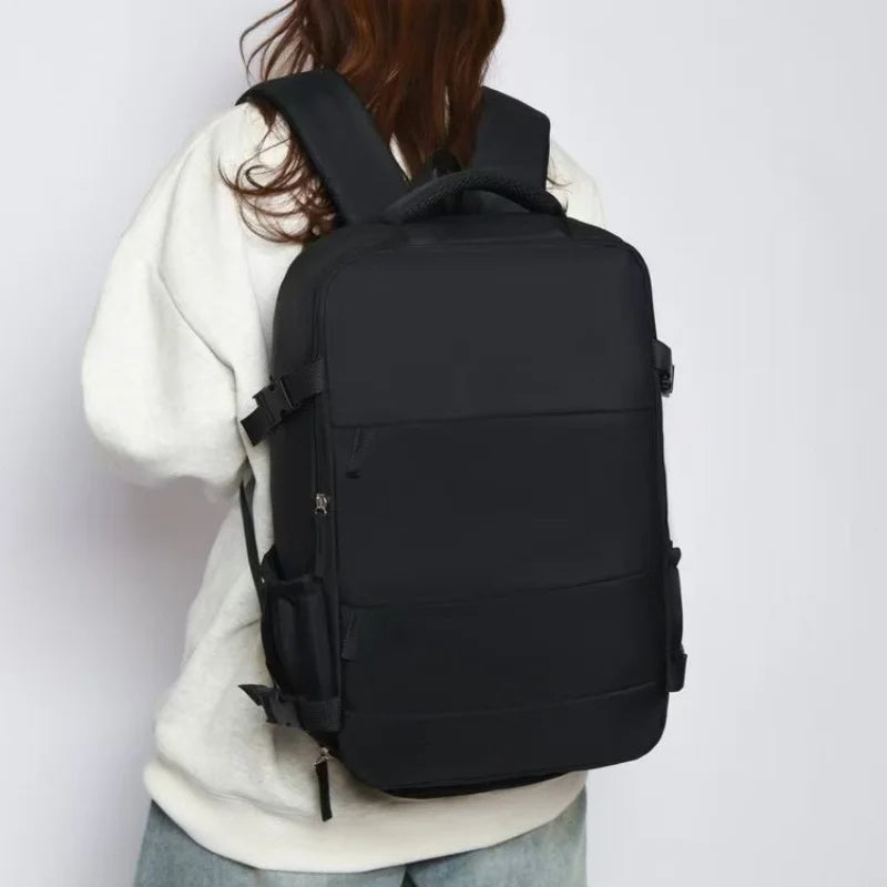 JSERYISGN Nylon Casual Unisex Travel And Hiking Backpack