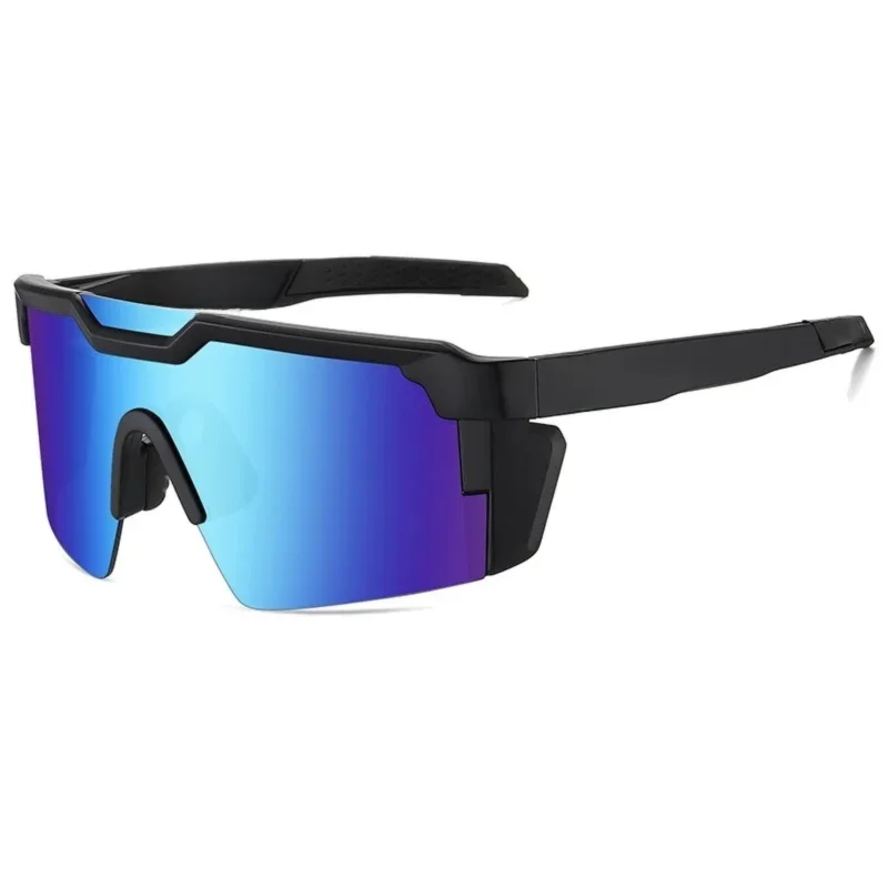 Unisex UV400 Cycling Sunglasses With Square Conjoined Lens