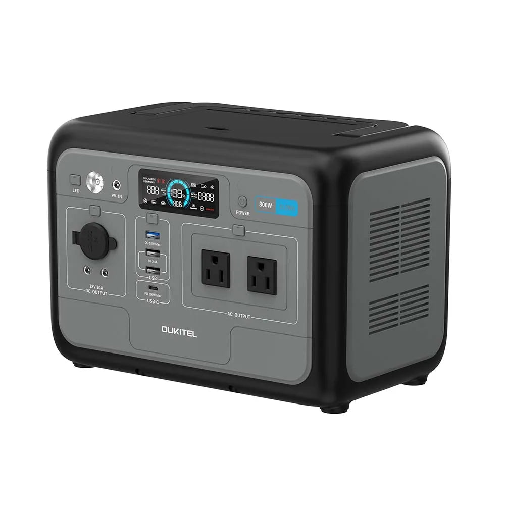 IEE 800W Solar Portable Power Station With LiFePO4 Battery