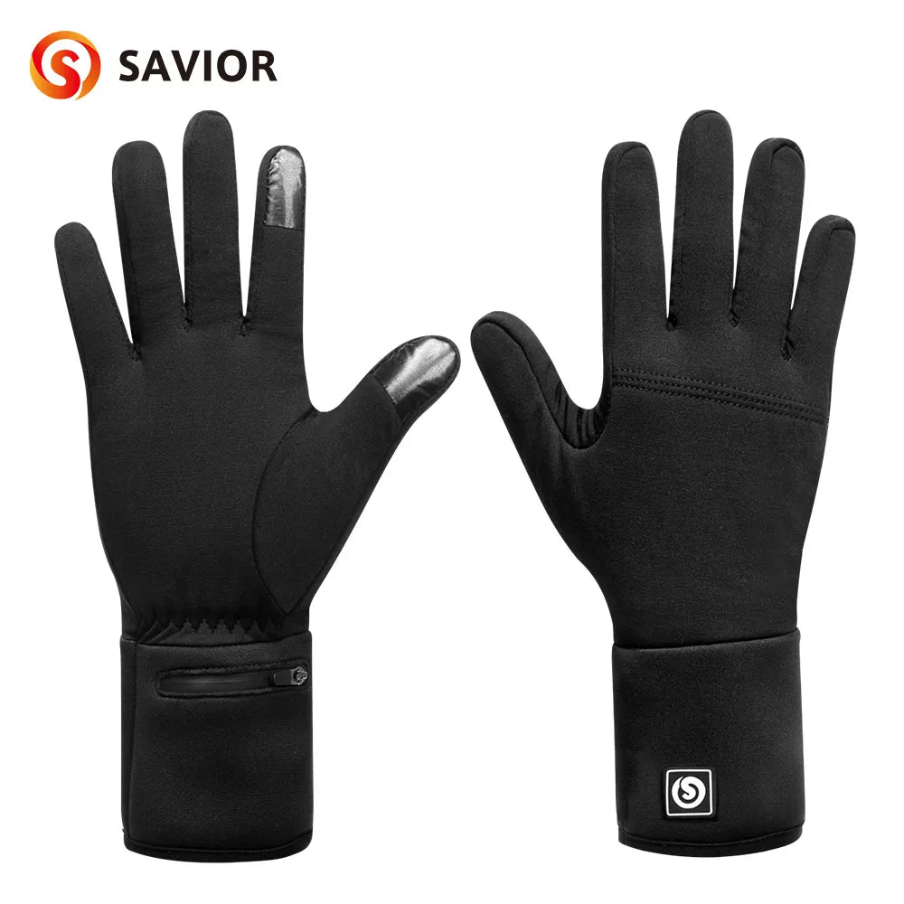 Savior Heated Motorcycle Gloves Rechargeable Waterproof