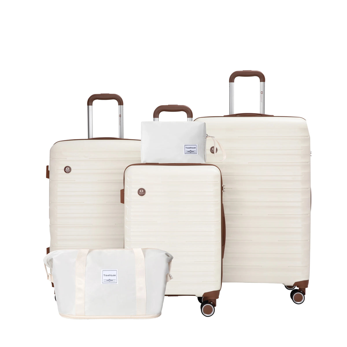 Travelhouse Hardcase Luggage Set With Spinner Wheels And TSA Lock