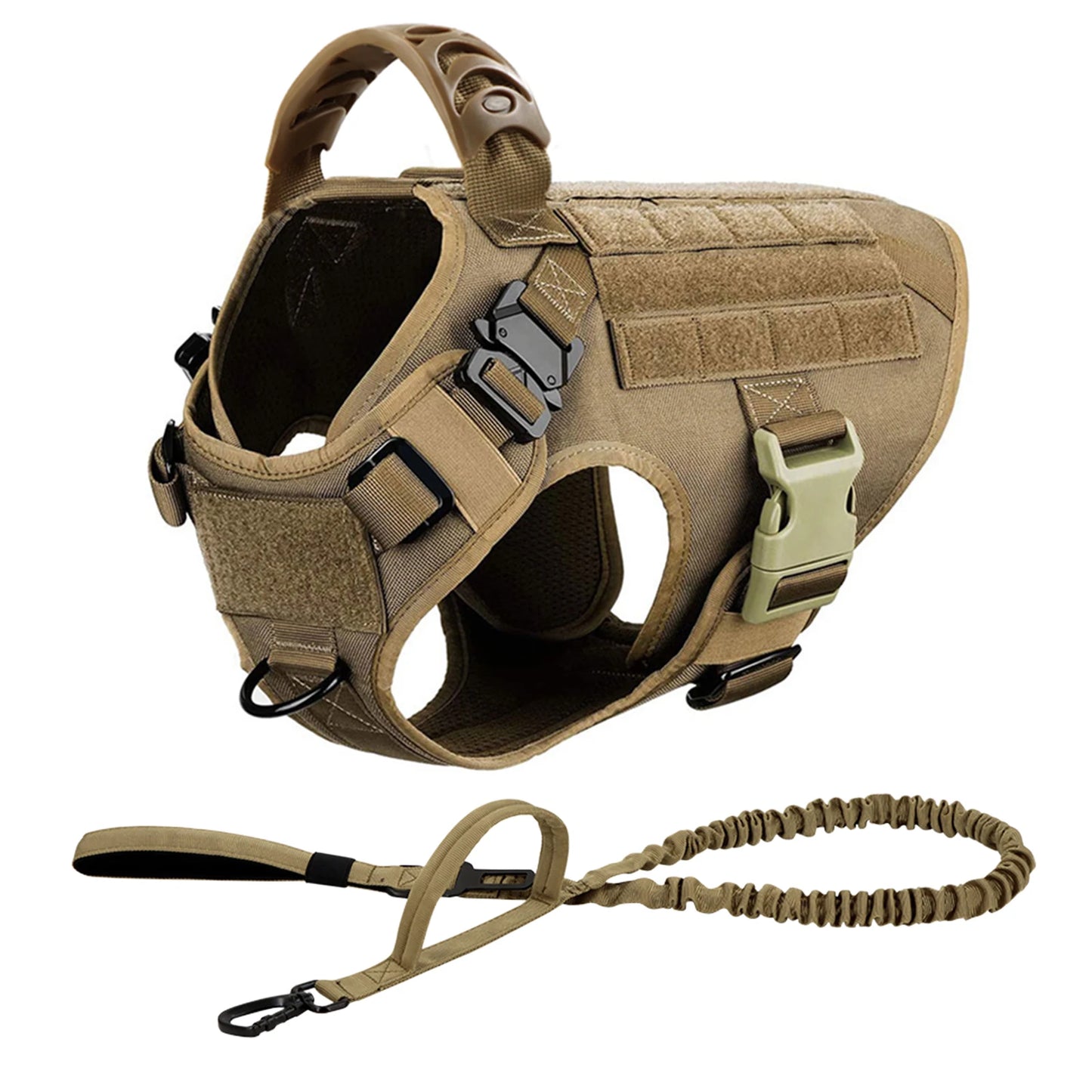 Padded Nylon Dog Harness And Leash Set For Training Walks