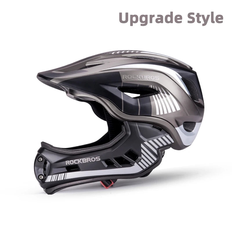 ROCKBROS Kids Full Face Cycling Helmet Safety Protection