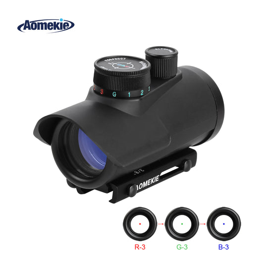 Tactical Reflex Dot Sight Scope For Rifles With Adjustable Brightness