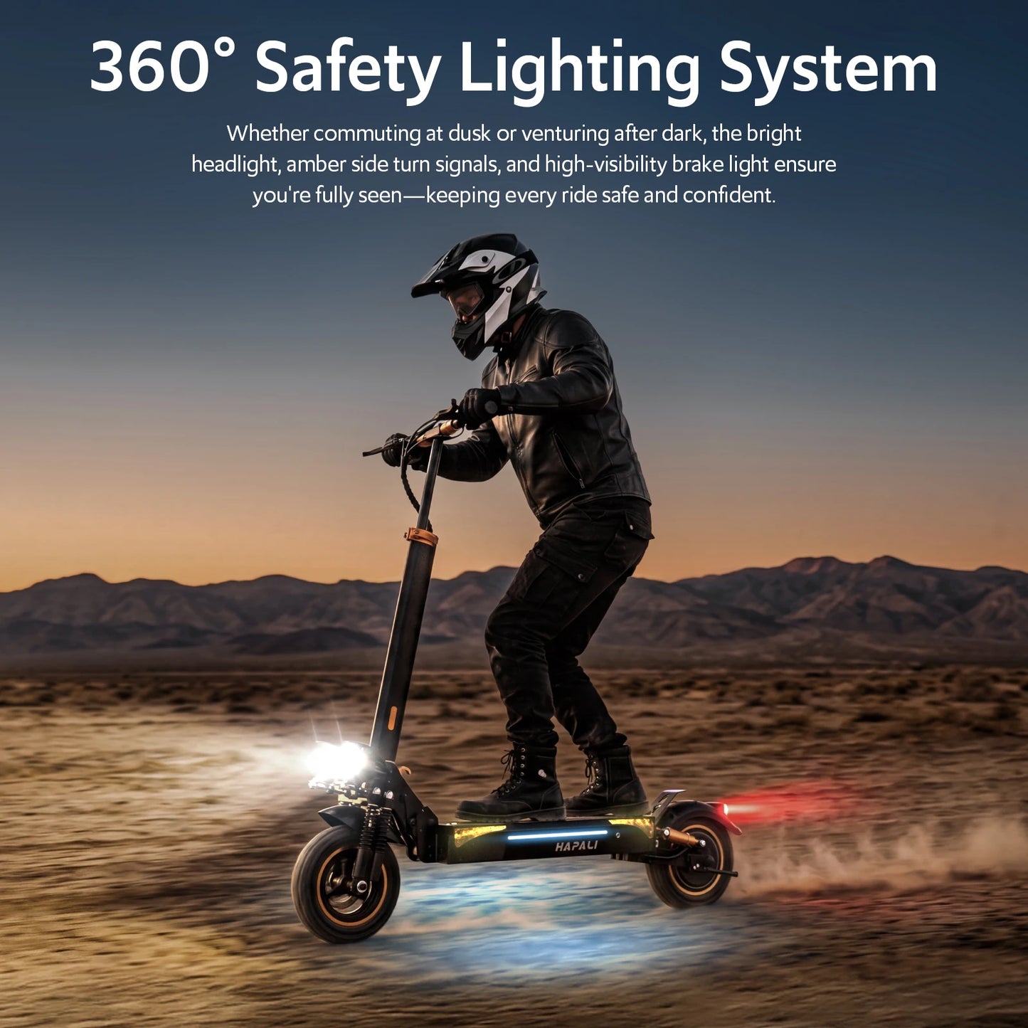 Osboo 1200W Off Road Folding Electric Scooter With Dual Suspension
