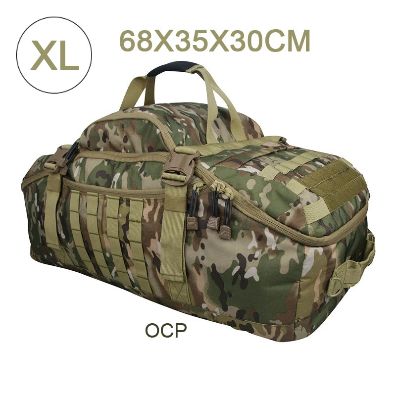 LQARMY Tactical Backpack With Molle Pockets For Travel Hiking